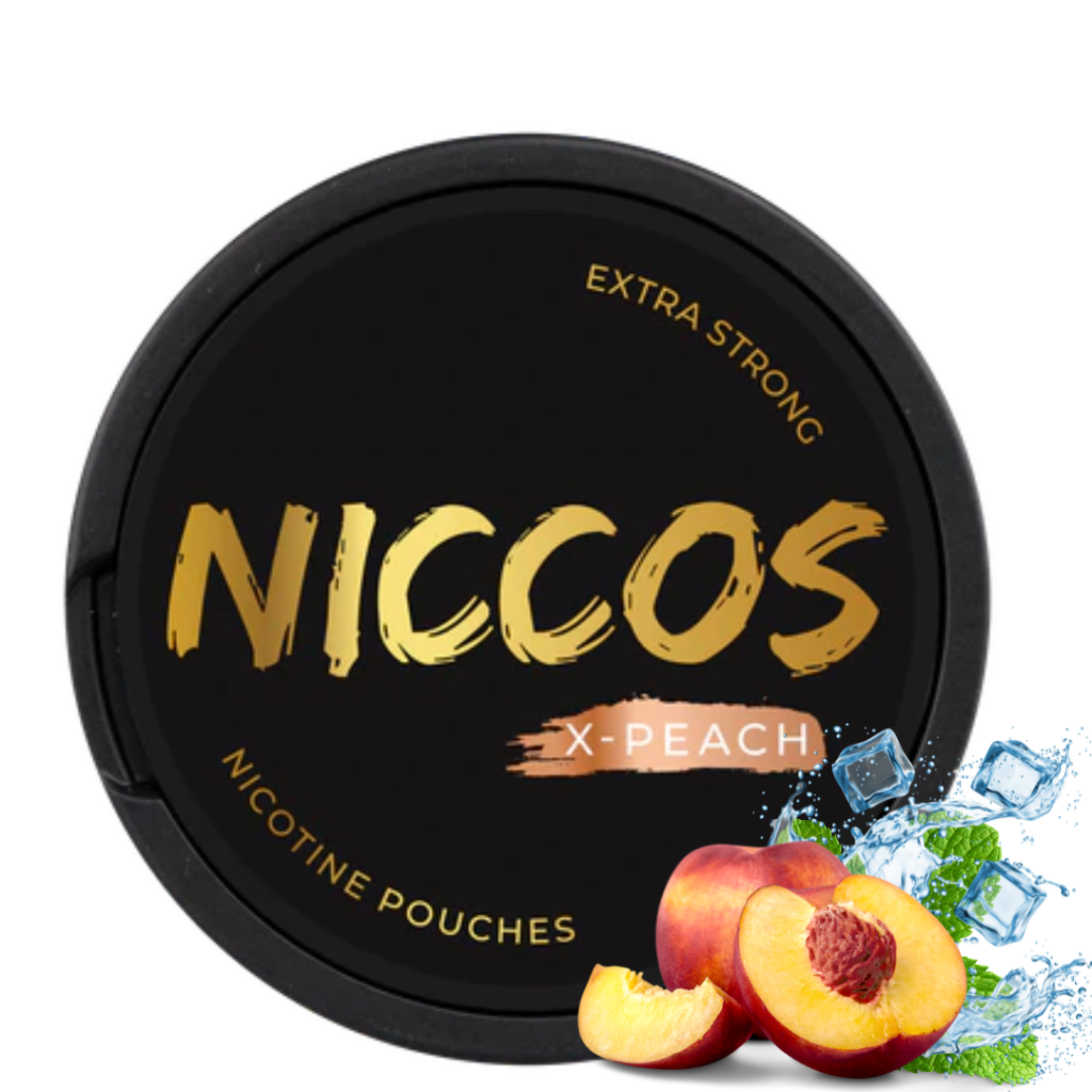 NICCOS X- Peach Nicotine Pouches – nicotine pouches snus Casablanca Maroc