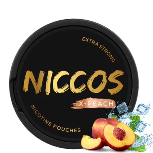 NICCOS X- Peach Nicotine Pouches – nicotine pouches snus Casablanca Maroc