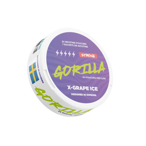GORILLA x-grape ice – nicotine pouches snus Casablanca Maroc