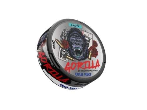 Gorilla light cold mint – nicotine pouches snus Casablanca Maroc