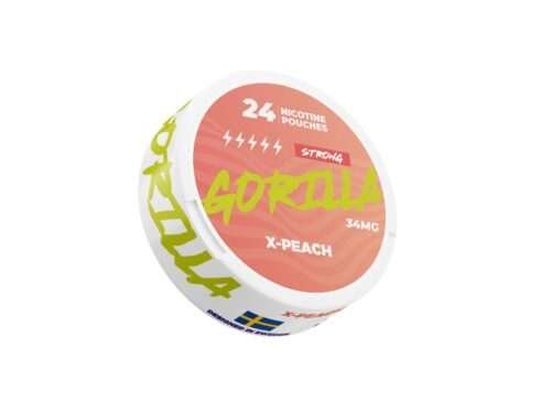 Gorilla strong x-peach – nicotine pouches snus Casablanca Maroc