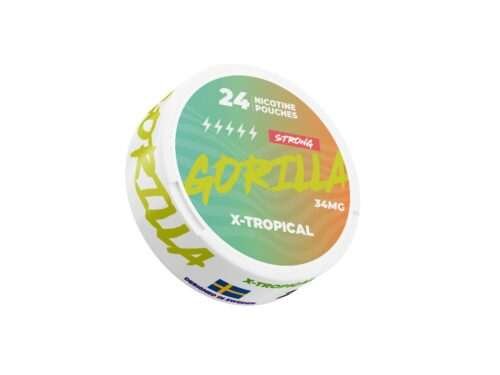 Gorilla strong x-tropical – nicotine pouches snus Casablanca Maroc