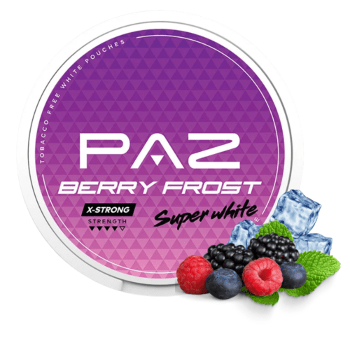PAZ Berry Frost X-Strong 16mg Nicotine Pouches – nicotine pouches snus Casablanca Maroc