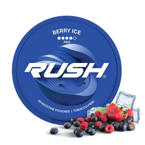 RUSH Pro Berry Ice Nicotine Pouches – nicotine pouches snus Casablanca Maroc