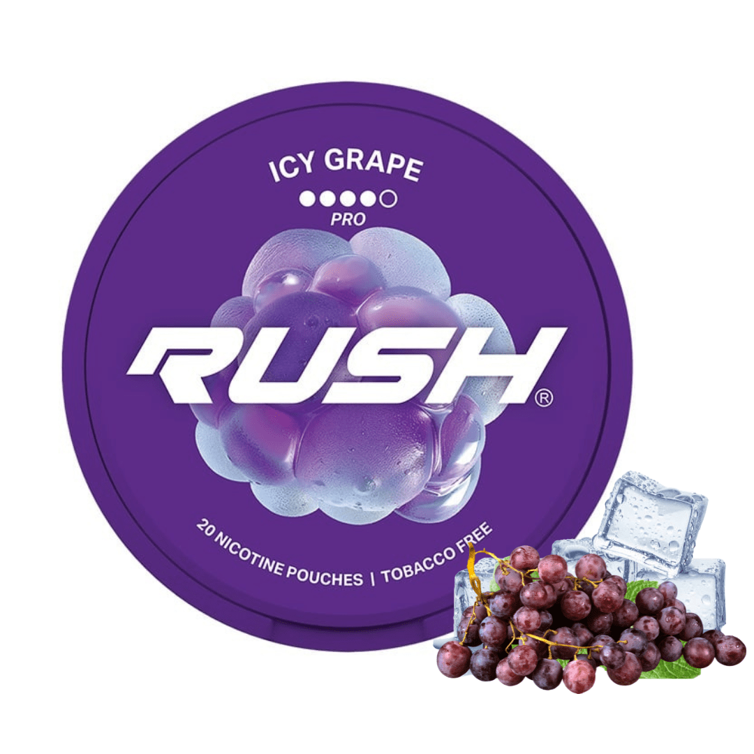 RUSH Pro Icy Grape Nicotine Pouches RUSH Pro Icy Grape Nicotine Pouches – nicotine pouches snus Casablanca Maroc