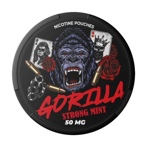 GORILLA Strong Mint (50mg) Nicotine Pouches(1) – nicotine pouches snus Casablanca Maroc