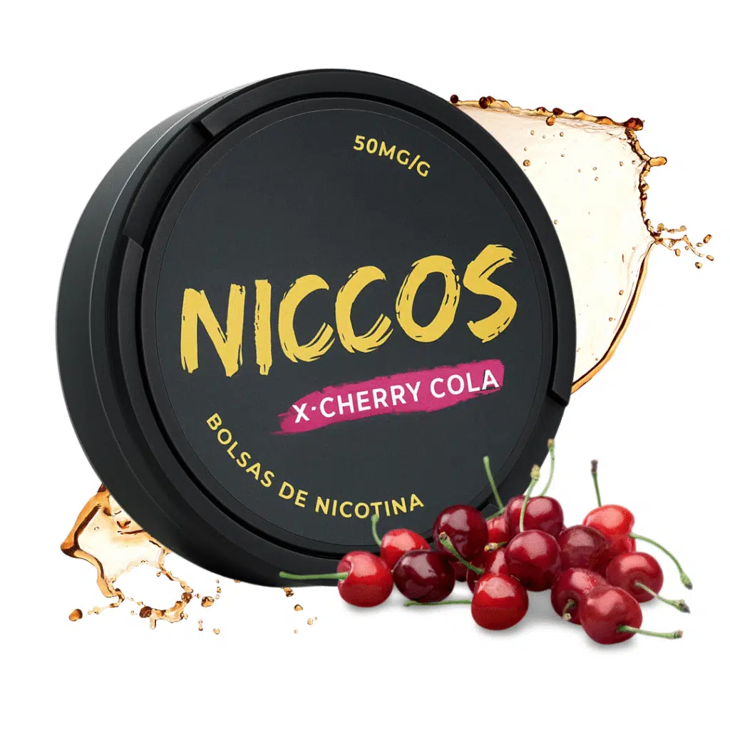 NICCOS X-Cherry Cola Nicotine Pouches – nicotine pouches snus Casablanca Maroc