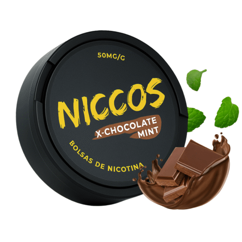 NICCOS X-Chocolat Mint Nicotine Pouches – nicotine pouches snus Casablanca Maroc