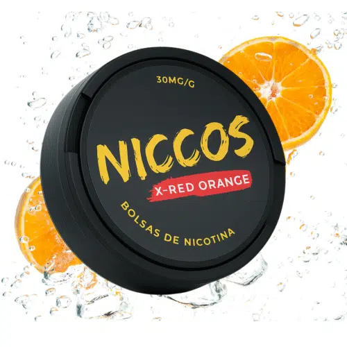 NICCOS X-Red Orange Nicotine Pouches – nicotine pouches snus Casablanca Maroc