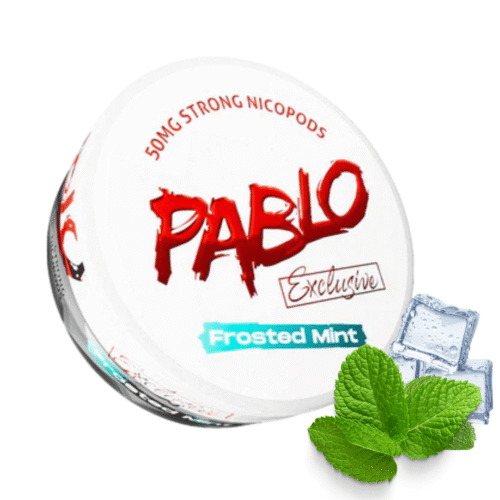 PABLO Exclusive Frosted Mint Nicotine Pouches – nicotine pouches snus Casablanca Maroc